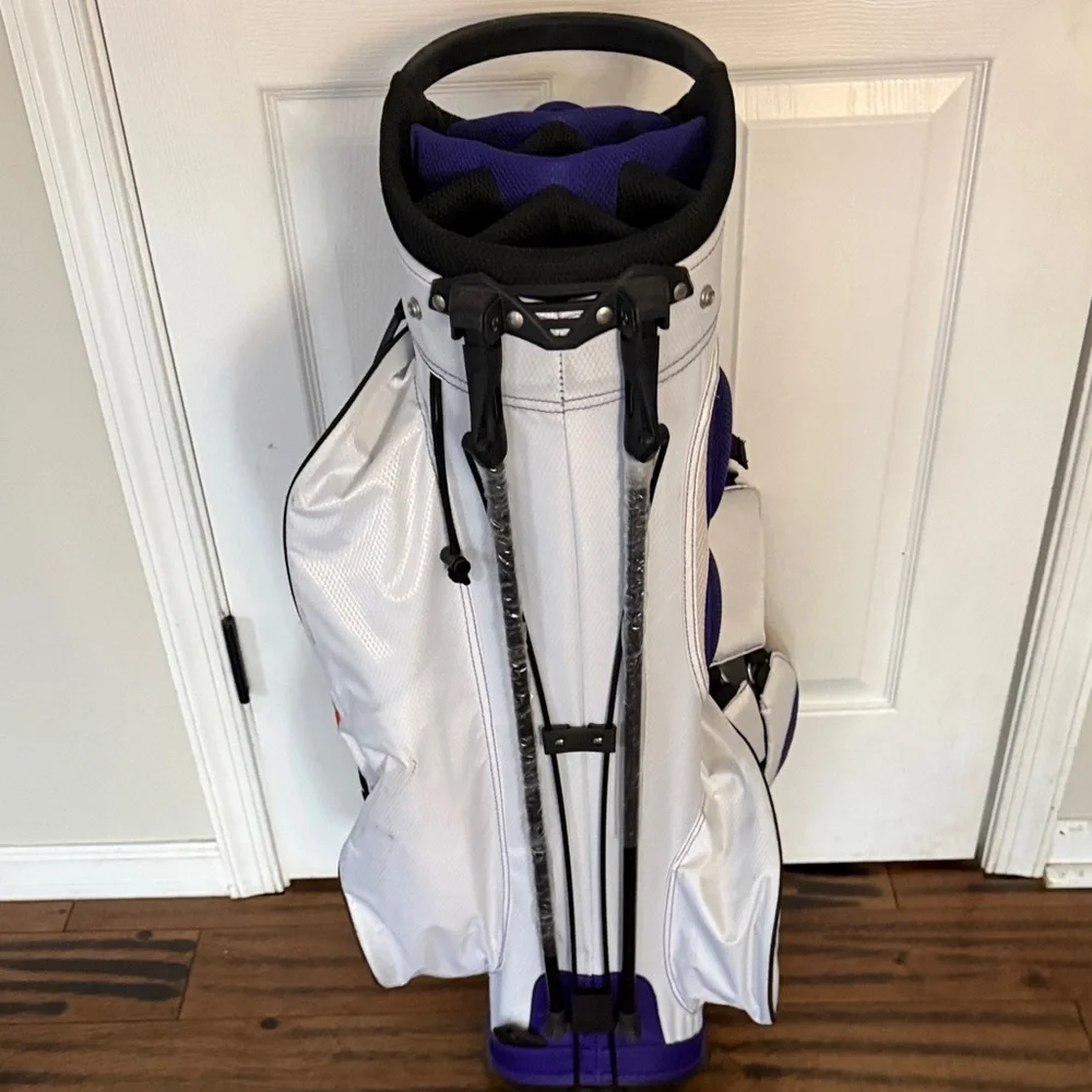 Onex White and Purple Golf Bag - Picture 5 of 6
